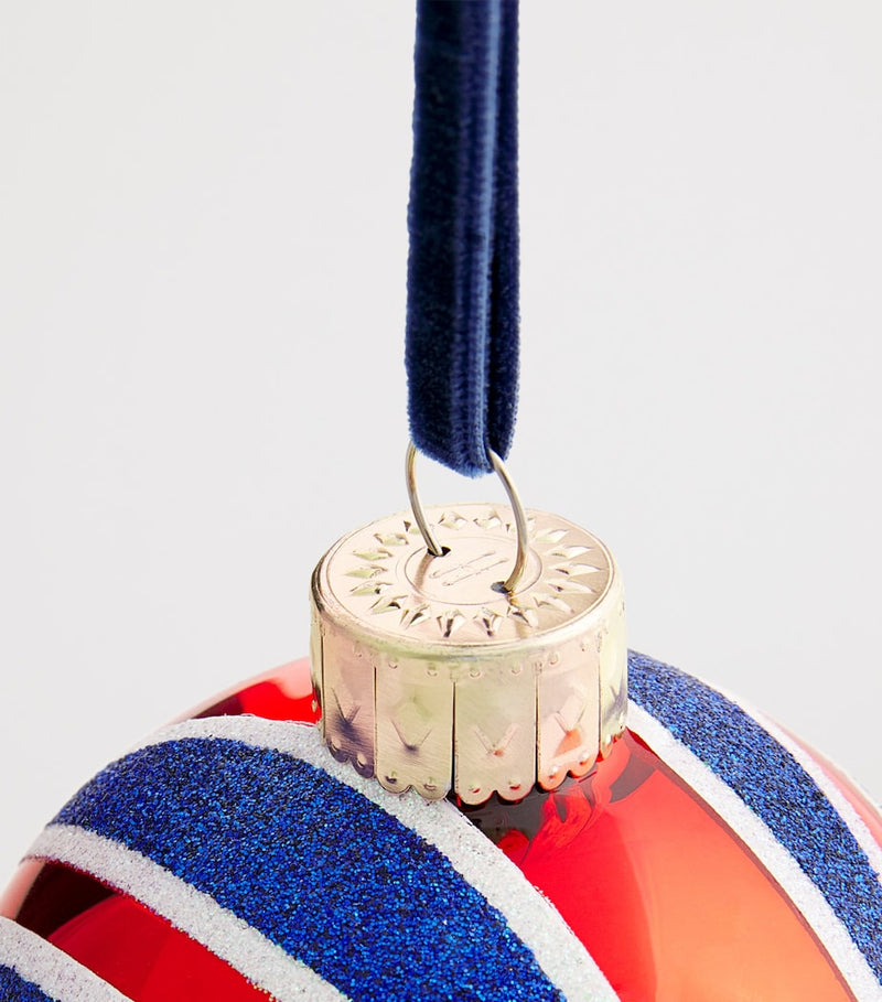 Harrods Union Jack 2026 bauble - British product