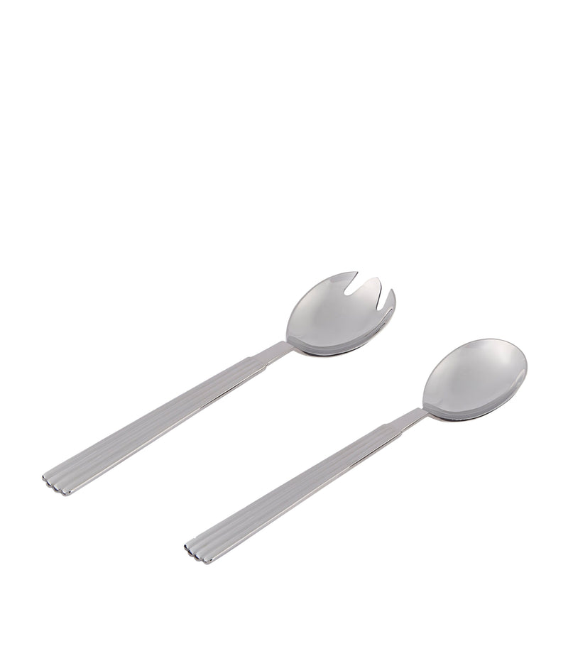 Georg Jensen Bernadotte salad serving set, UK version