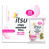 itsu Crispy Seaweed Thins Sea Salt 4x5g GOODS Sainsburys   