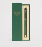 Harrods metal ballpoint pen with black ink (British brand)