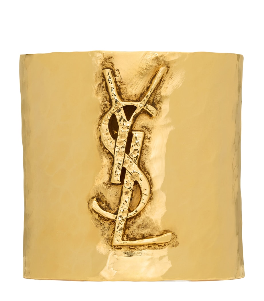 Saint Laurent Cassandre Cuff Bracelet gold-tone metal (British brand)