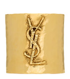 Saint Laurent Cassandre Cuff Bracelet gold-tone metal (British brand)