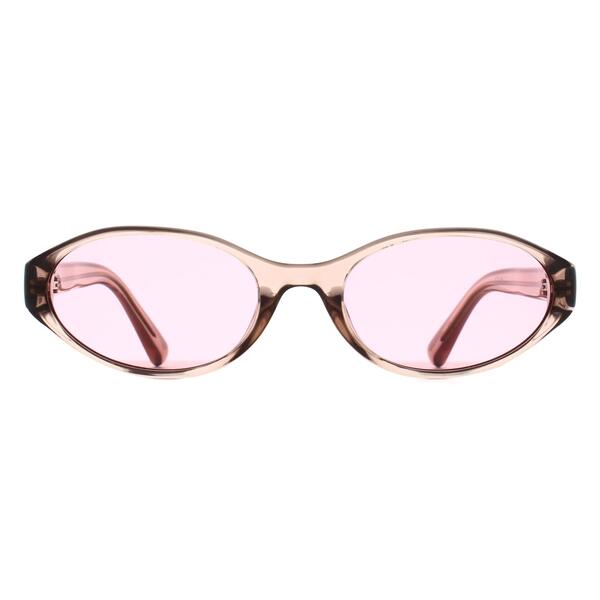 Quay Aura Points beige cat-eye sunglasses, UK version