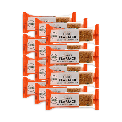 Holland & Barrett Holland Barrett Ginger Flapjack 12x 80g- Buy online at McGrocer