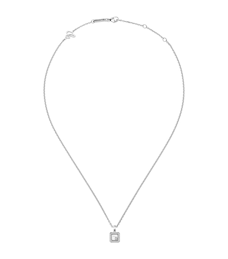 Chopard Happy Diamonds white gold pendant necklace (British brand)