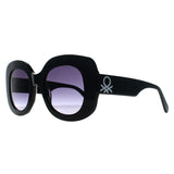 Benetton sunglasses black gradient women - British product