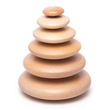 Bigjigs Toys Wooden Stacking Pebbles Toy GOODS Superdrug   