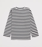 Comme Des Garçons Cotton Stripe Heart Logo T-Shirt (2-6 Years)