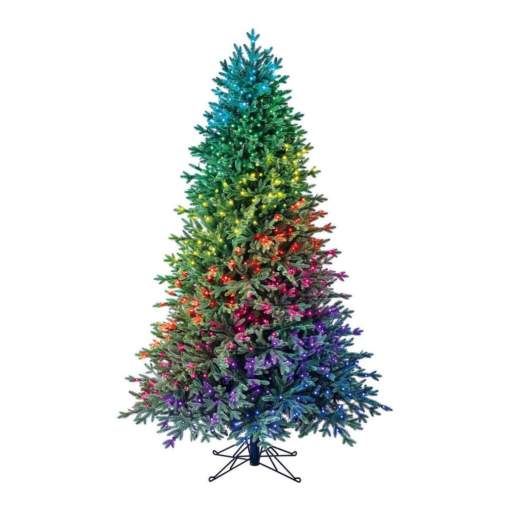 7ft 6 Inches (2.2m) Christmas Tree With 600 Twinkly RGB LED Lights