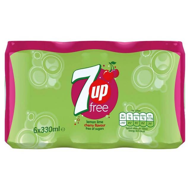 7up Free Cherry 6x330ml