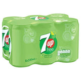 7UP Free Sparkling Lemon & Lime Drink 6x330ml