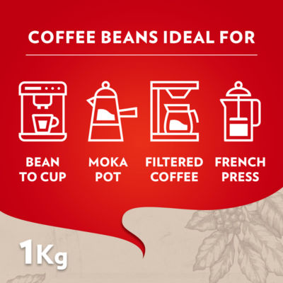 Lavazza Qualità Rossa Kaffeebohnen 1kg, importiert aus dem Vereinigten Königreich
