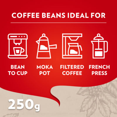 Lavazza Qualità Rossa coffee beans 250g, UK version