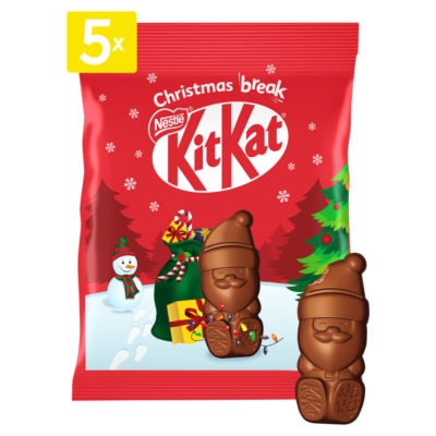 KitKat Santa milk chocolate bag 55g (British brand)