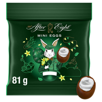 After Eight dark chocolate mint mini eggs 81g (British brand)