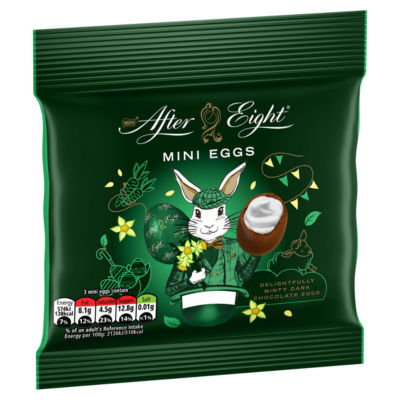 After Eight dark chocolate mint mini eggs 81g (British brand)