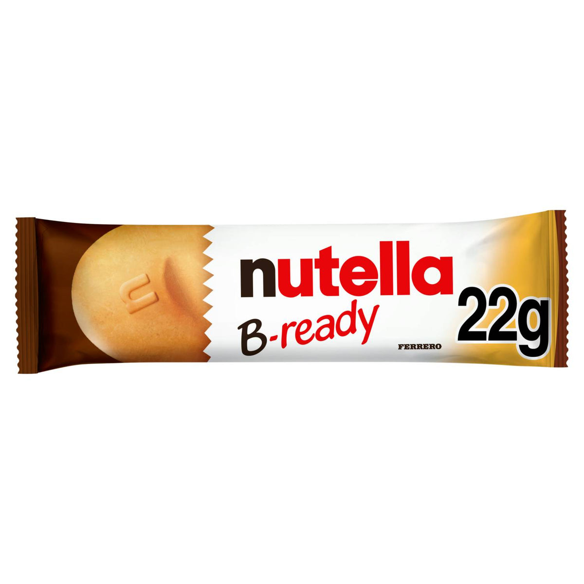 Nutella hazelnut chocolate spread wafer bar 22g, imported from the UK