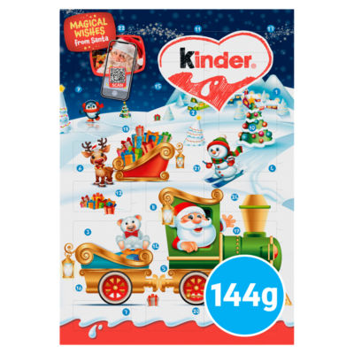 Kinder chocolate minis advent calendar 144g, UK version