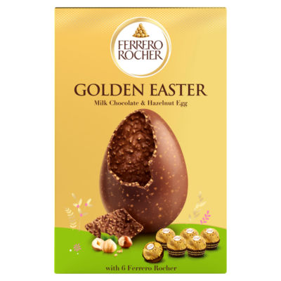 Ferrero Rocher golden milk chocolate Easter egg 250g, UK version