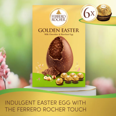 Ferrero Rocher golden milk chocolate Easter egg 250g, UK version