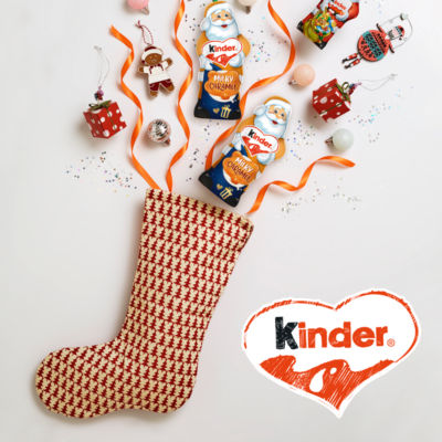 Kinder Milky Caramel chocolate bar 110g - British product