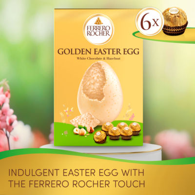 Ferrero Rocher white chocolate Easter egg 250g - British product