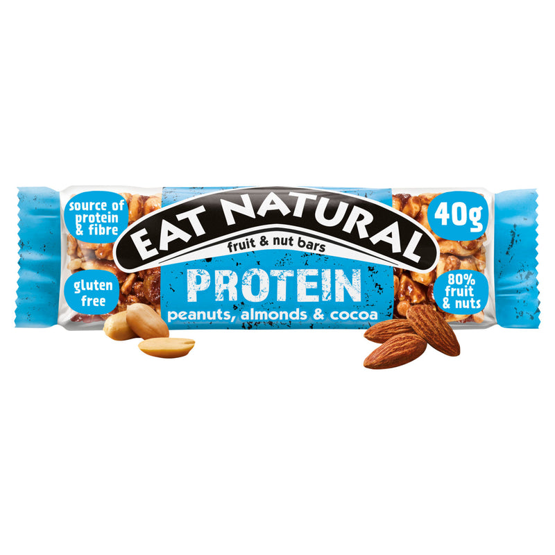 Eat Natural protein bar peanuts almonds cocoa 40g, imported from the UK