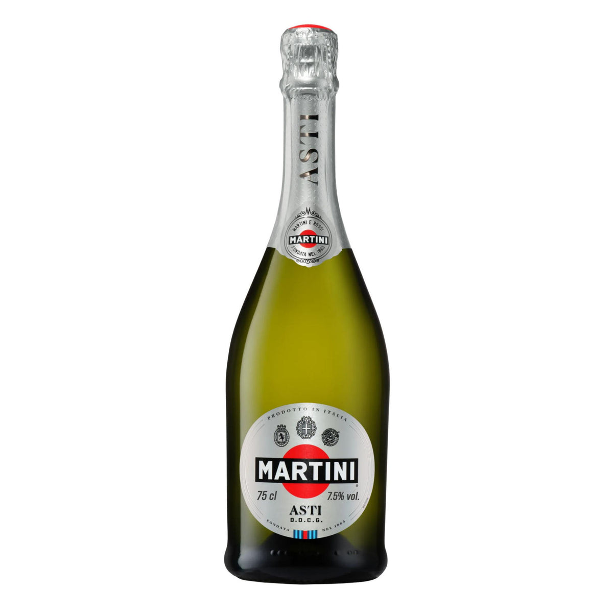 Martini Asti sparkling wine 75cl bottle (British brand)