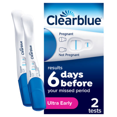 Clearblue ultra early pregnancy test 2 tests - British product