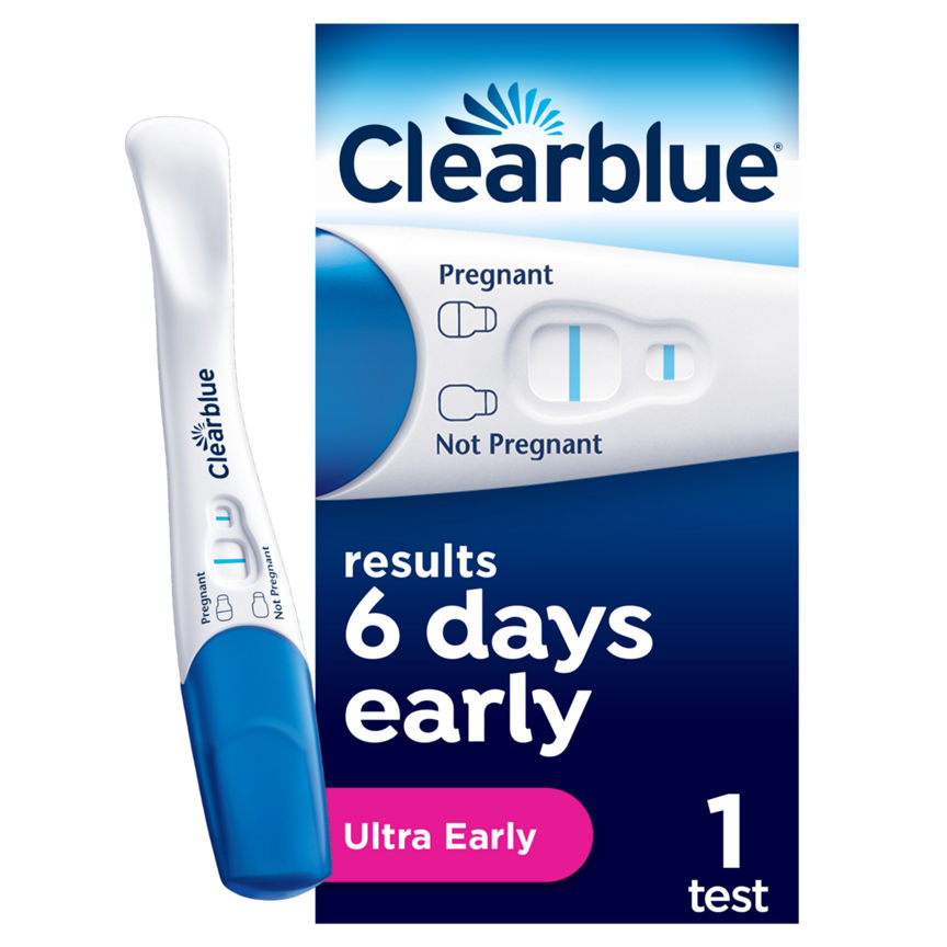 Clearblue Ultra Early Pregnancy Test (10mIU), Results 6 Days Early, 1 Test