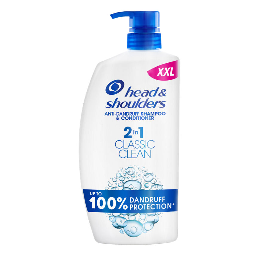 Head & Shoulders Classic Clean 2in1 Anti Dandruff Shampoo GOODS ASDA   