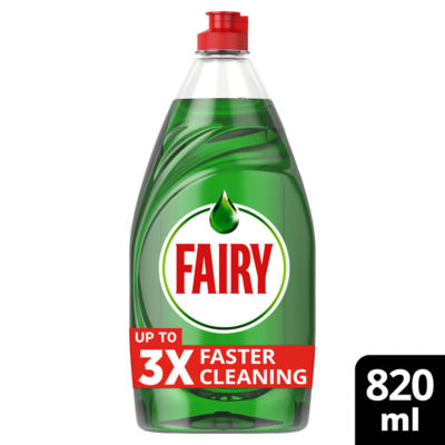 ASDA Fairy Platinum Quickwash Original Washing Up Liquid 820ml- Buy online at McGrocer