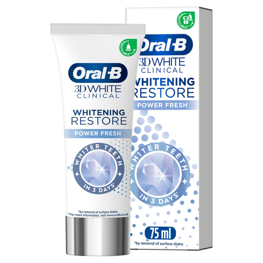 Oral-B 3d White Whitening Restore Power Fresh Toothpaste