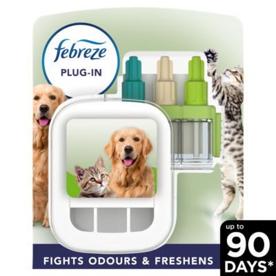 Febreze 3Volution Plug In Air Freshener Unit & Refill, Pet Odour Eliminator