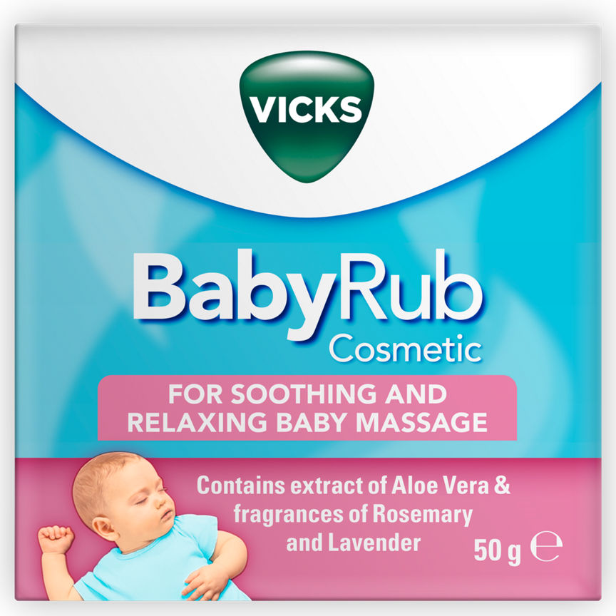 Vicks BabyRub Ointment For Soothing And Relaxing Baby Massage Jar GOODS ASDA   