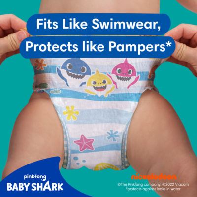 Pampers Splashers Baby Shark swim nappies size 3, imported from the UK