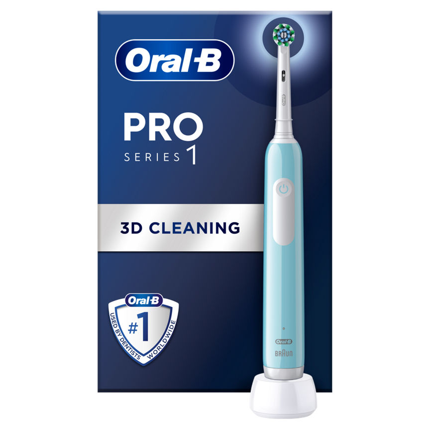 Oral-B Pro Series 1 Blue Electric Toothbrush, Designed By Braun