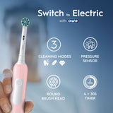 Oral-B Pro Series 1 Pink Electric Toothbrush, imported from the UK