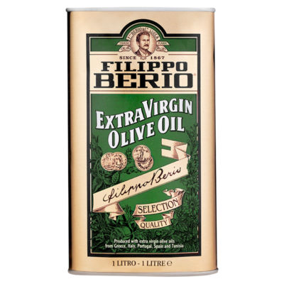 Filippo Berio Natives Olivenöl Extra Dose 1L - Britisches Produkt
