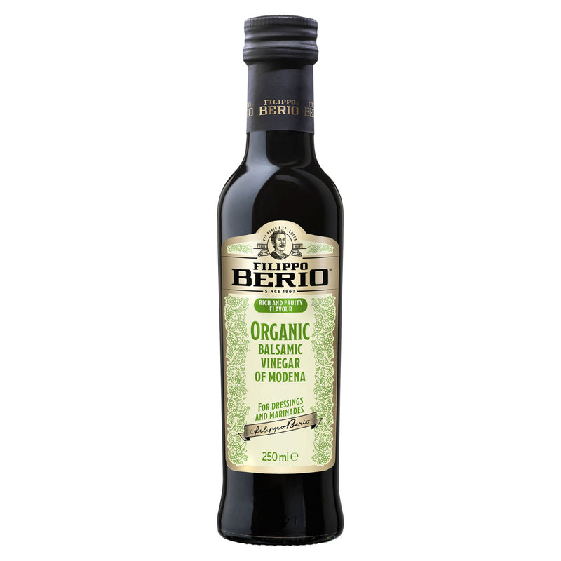 Filippo Berio organic balsamic vinegar 250ml, imported from the UK