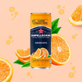 San Pellegrino orange sparkling drink 4x330ml (British brand)