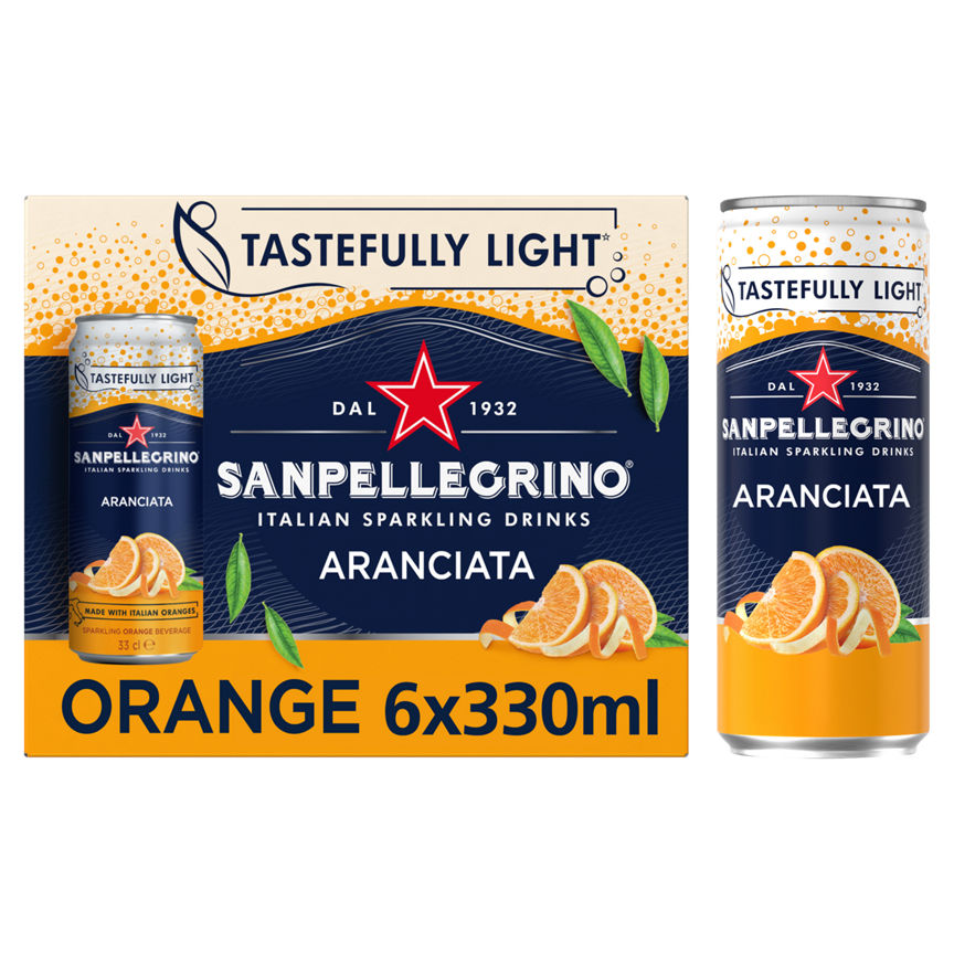 San Pellegrino Sparkling Orange Cans GOODS ASDA   