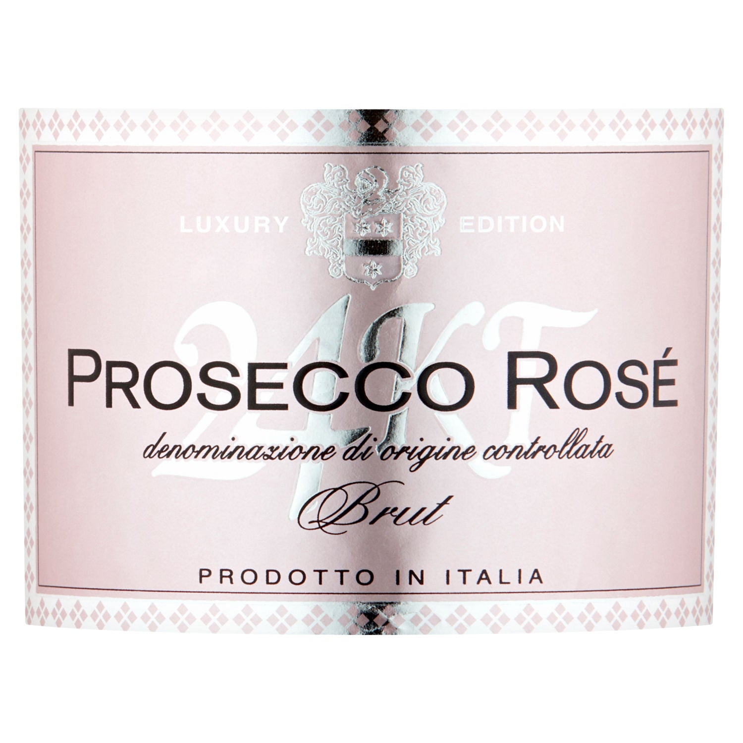 24KT Prosecco Rosé Brut 750ml, imported from the UK