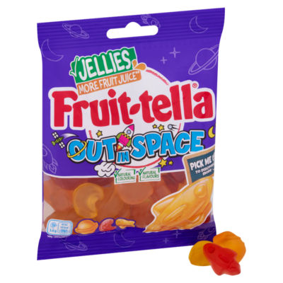 Fruit-tella Out In Space Jellies 110g - British product