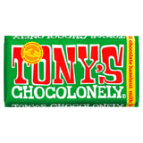 Tony's Chocolonely Fairtrade Milk Chocolate Hazelnut 180g Block chocolate bars Sainsburys   