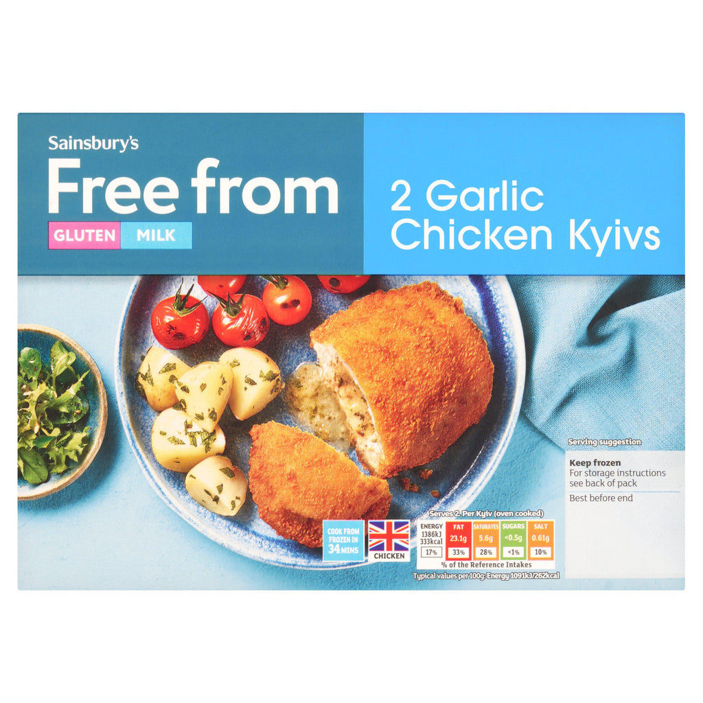 Sainsbury's Free From Chicken Kyivs x2 260g