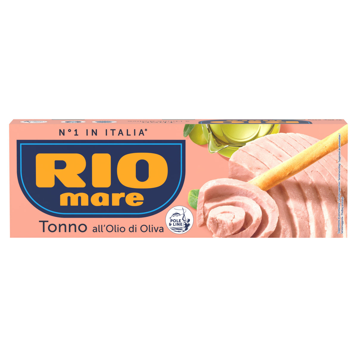 Rio Mare tuna in olive oil 3 x 80g, imported from the UK