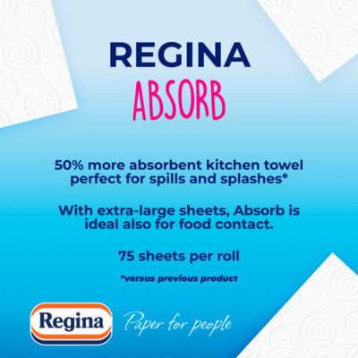 Regina XXL Absorb Kitchen Roll Family Pack 4 Rolls