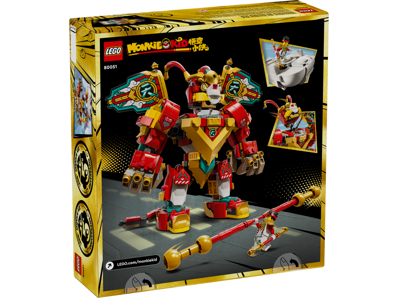 LEGO Monkie Kid Mini Mech Building Toy Set 556 Pieces, imported from the UK