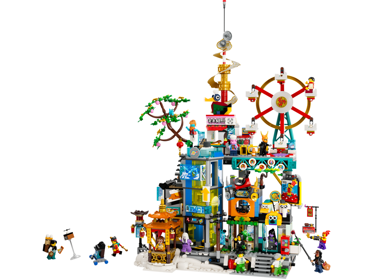LEGO Monkie Kid Megapolis City Set, imported from the UK